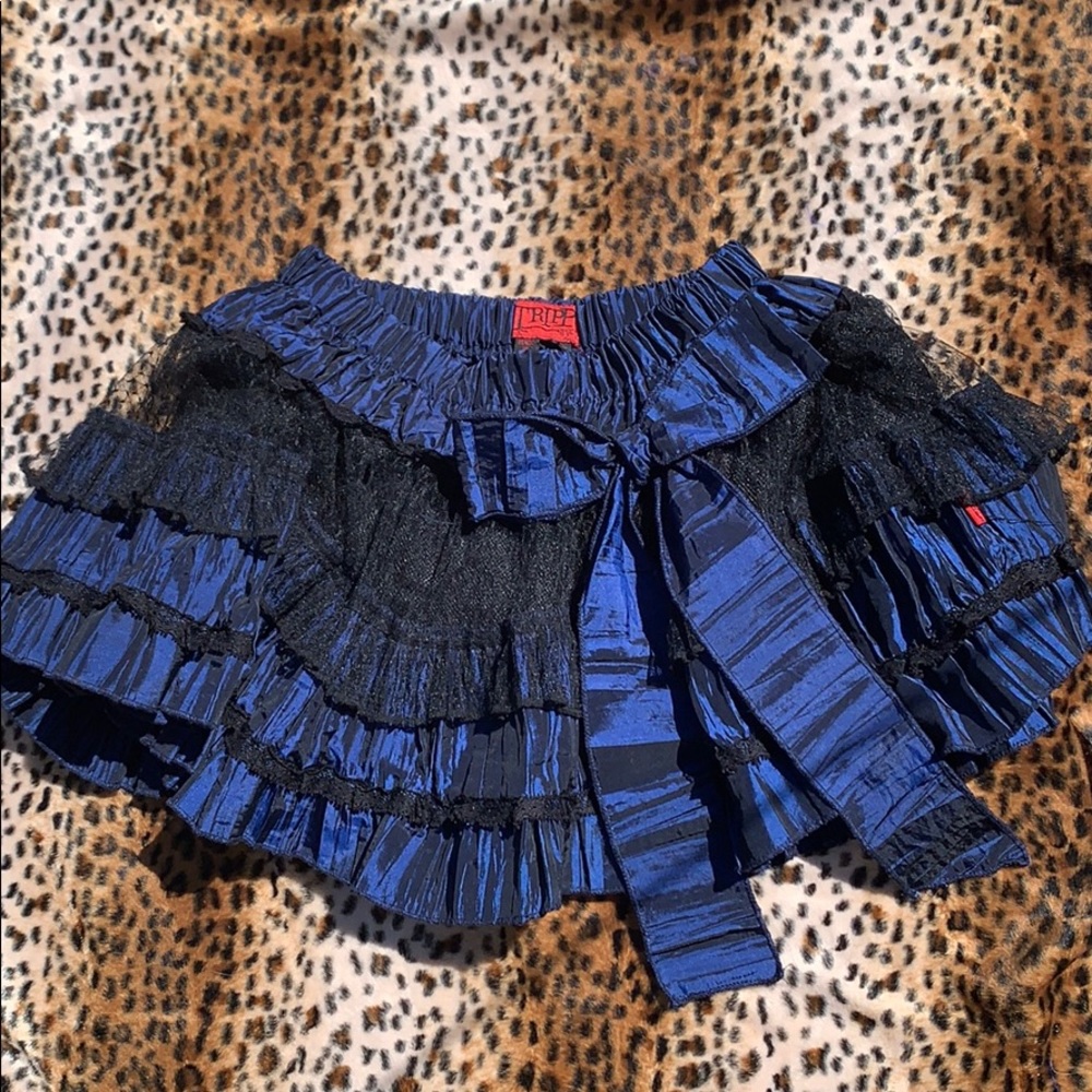 Tripp Black and Blue Iridescent Tutu